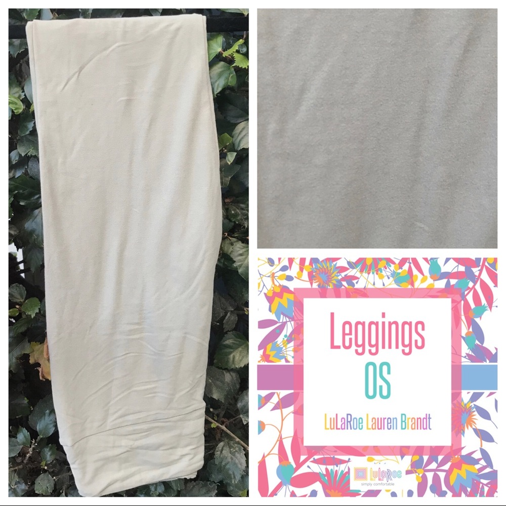 NEW LuLaRoe OS Pale Olive Green Leggings